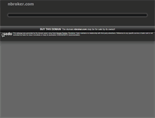 Tablet Screenshot of nbroker.com